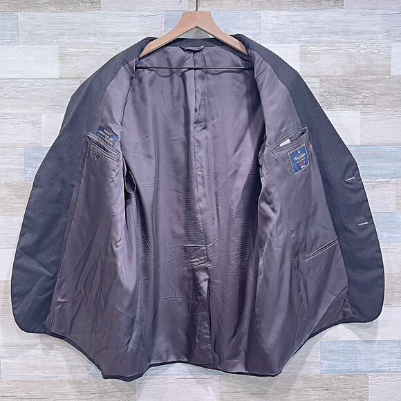 Brooks Brothers Madison Estrato Trabaldo Togna 1840 Suit Gray Mens 44R 39W - Picture 6 of 14